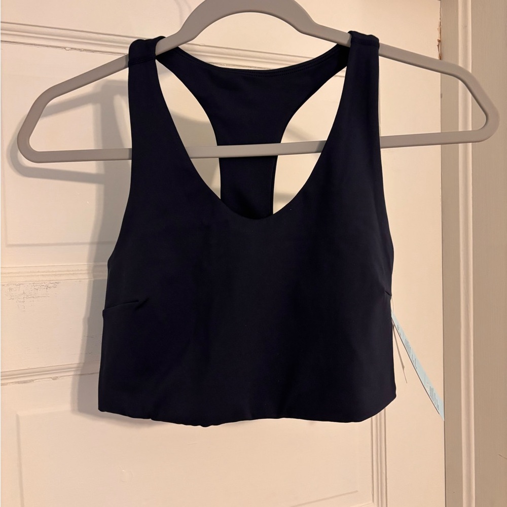 Zella Navy Racerback Top NWT